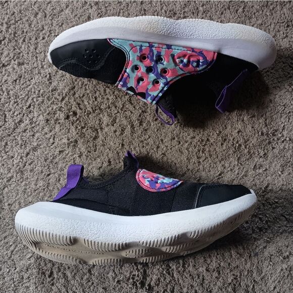 Under Armour Girls UA Runplay Camo Running Sneakers Size 4.5 PRE-OWNED - Picture 3 of 6